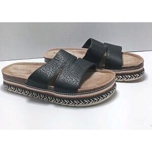 Muk Luks Women's Beach Blanket Sandals US Size 8.5 EU Size 39